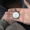 1940 Longines Slim Art Deco Steel Open Face Pocket Watch - Calibre 37.9M + Extract