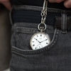 (RESERVED) 1908 Jw Benson retailed solid sterling silver open faced topwind pocketwatch by longines