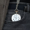 1909 J.W. Benson by Longines Solid Sterling Silver Chronograph Pocketwatch - Calibre 19.73N