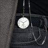 1940 Longines Slim Art Deco Steel Open Face Pocket Watch - Calibre 37.9M + Extract