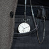 1940 Longines Slim Art Deco Steel Open Face Pocket Watch - Calibre 37.9M + Extract
