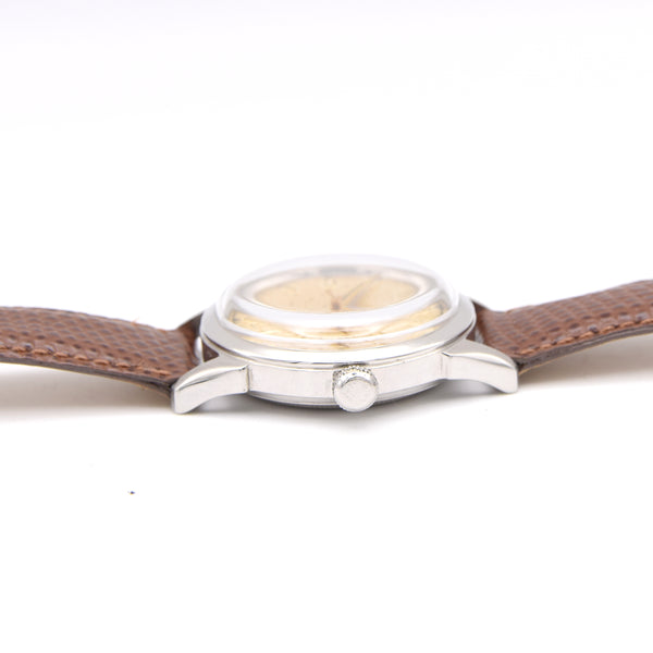1948 Tudor Oyster 4540 Shock-Resisting 'Explorer dial' Steel Wristwatch 34mm All original patina