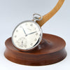 1940 Longines Slim Art Deco Steel Open Face Pocket Watch - Calibre 37.9M + Extract