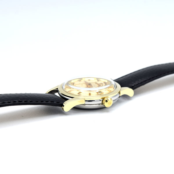(Reserved) 1958 Omega Constellation Chronometer Early Model 2943 with aged Patina Dial in Gold & Steel