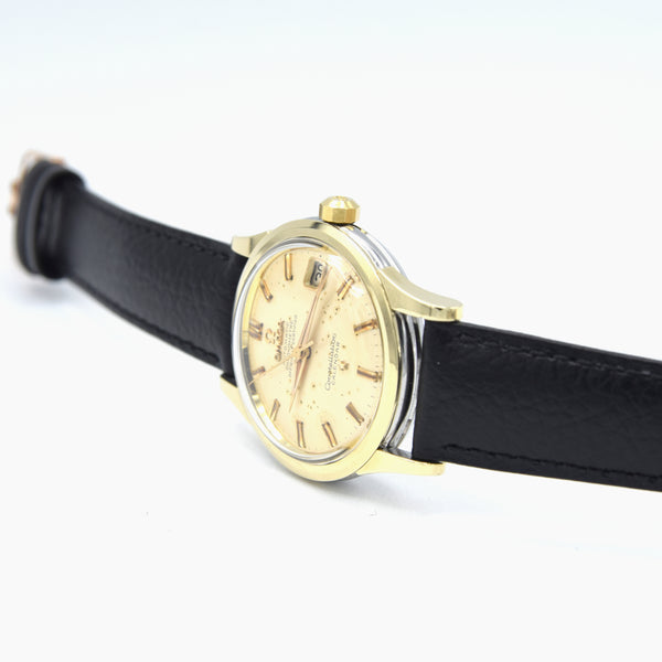 (Reserved) 1958 Omega Constellation Chronometer Early Model 2943 with aged Patina Dial in Gold & Steel