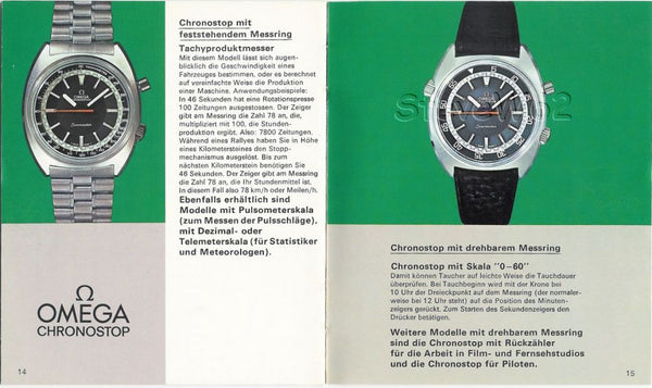 1968 Omega Seamaster Sharp Chronostop Jumbo size Watch Model 145.007 in Stainless Steel cal 865