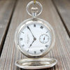 1917 Heavy Cased 2oz Solid Sterling Silver Full Hunter Pocket Watch - Retailed by Thos. Russell & Son, Liverpool