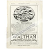 1920 Rare Solid Silver Waltham Half Hunter - Extra Heavy 2oz English Case - 17 Jewel Bartlett Movement