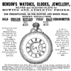 1907 J.W. Benson of London Solid Silver Half Hunter Pocket Watch - Best London Make