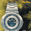 1969 Omega Geneve Dynamic Automatic with Rarer Grey bulls eye Dial 166.039 in Stainless Steel