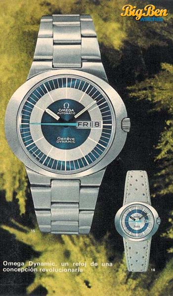 1969 Omega Geneve Dynamic Automatic with Rarer Grey bulls eye Dial 166.039 in Stainless Steel