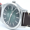 1973 Omega Genève Automatic Date Model 166.0168 with Stunning Rare Gradient Green 'Fumé' Dial