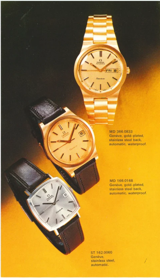 1973 Omega Genève “TV case” ref. 162.0052 – steel – cal 1012 –  sharp silver sunburst dial – original plexi & crown
