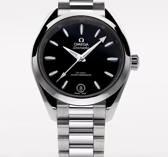 The Best UK Super Clone Omega Seamaster Aqua Terra Watches With A Lacquer-Finished Black Dial