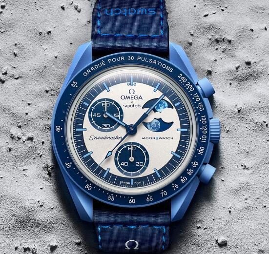 The Best Quality Swiss Super Blue Moon Omega x Swatch MoonSwatch Super Clone Watches UK is Only Available for 19 Days